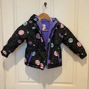 Cat & Jack girls 2-in-1 snow jacket